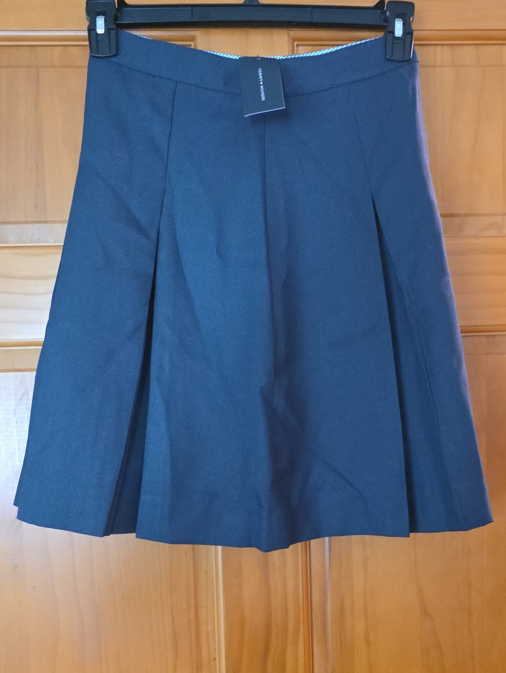 Tommy Hilfiger School Uniform Navy  Pleated Skirt - Size 0 Tall - NWT